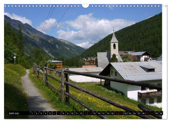 Produktbild: Sulden - S&uuml;dtiroler Bergdorf am Fu&szlig;e des Ortlers (Wandkalender 2026 DIN A3 quer), CALVENDO Monatskalender