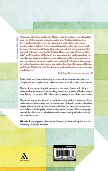Produktbild: Discourse of Twitter and Social Media
