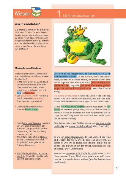 Produktbild: Auf den Punkt gebracht: M&auml;rchen, Sagen und Fabeln untersuchen &ndash; Deutsch 5./6. Klasse