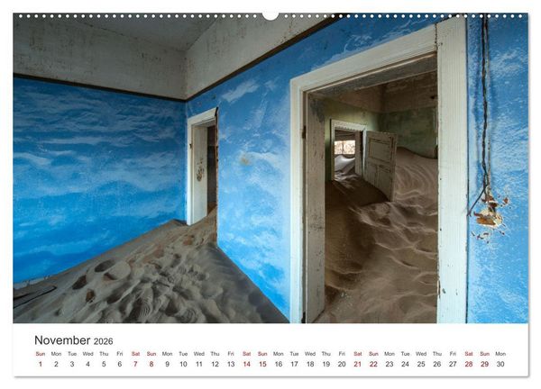 Produktbild: Kolmanskop Sand storm in town (Wall Calendar 2026 DIN A2 landscape), CALVENDO 12 Month Wall Calendar