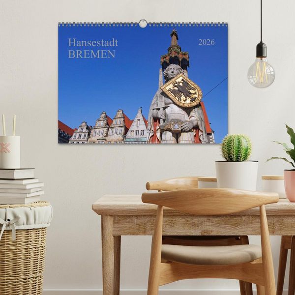 Produktbild: Hansestadt Bremen (Wandkalender 2026 DIN A3 quer), CALVENDO Monatskalender