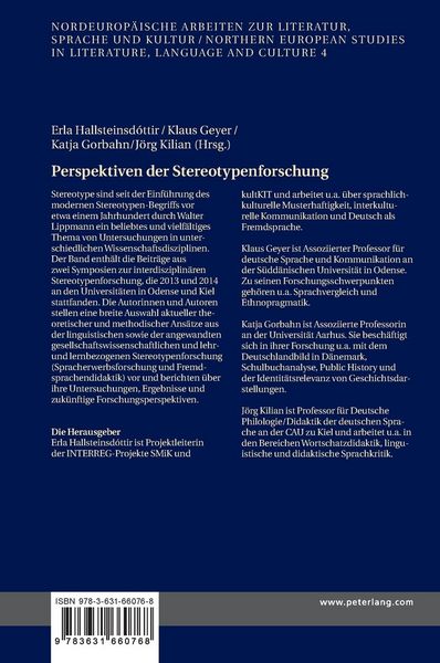 Produktbild: Perspektiven der Stereotypenforschung
