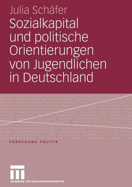 Produktbild: Sozialkapital und politische Orientierungen von Jugendlichen in Deutschland