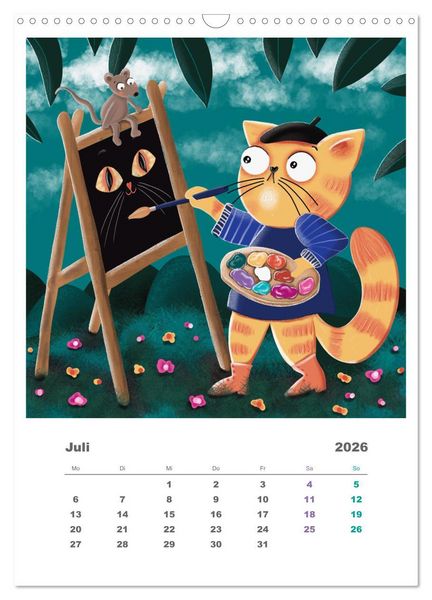 Produktbild: Leopold der Dritte - Ein Kater zum Knuddeln (Wandkalender 2026 DIN A3 hoch), CALVENDO Monatskalender