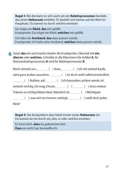 Produktbild: Rechtschreibtraining ab 5. Klasse und f&uuml;r Erwachsene, A5-Heft