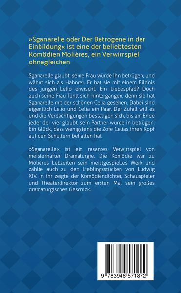 Produktbild: Sganarelle oder Der Betrogene in der Einbildung. Moli&egrave;re: Eine Kom&ouml;die (illustrierte Ausgabe)