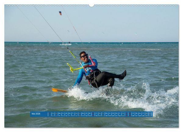 Produktbild: Kite Boarding El Gouna (Wandkalender 2026 DIN A2 quer), CALVENDO Monatskalender