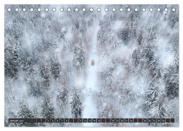 Produktbild: Vanlife - Gl&uuml;cklich auf vier R&auml;dern (Tischkalender 2027 DIN A5 quer), CALVENDO Monatskalender