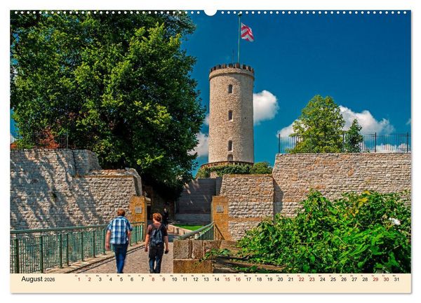 Produktbild: Bielefeld - Die freundliche Stadt am Teutoburger Wald (hochwertiger Premium Wandkalender 2026 DIN A2 quer), Kunstdruck in Hochglanz