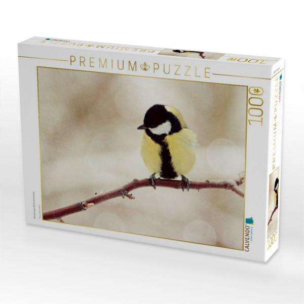 Produktbild: CALVENDO Puzzle Neugieriges Kohlmeisenbaby | 1000 Teile Lege-Gr&ouml;&szlig;e 64x48cm Foto-Puzzle f&uuml;r gl&uuml;ckliche Stunden