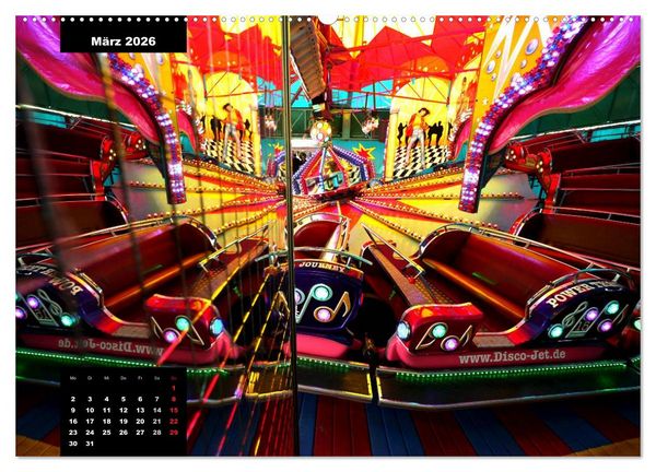 Produktbild: Kirmesrummel (hochwertiger Premium Wandkalender 2026 DIN A2 quer), Kunstdruck in Hochglanz