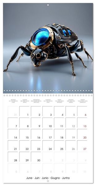 Produktbild: Mechanical Insects (Wall Calendar 2027 12 &times; 12 Inch) CALVENDO 12 Month Wall Calendar