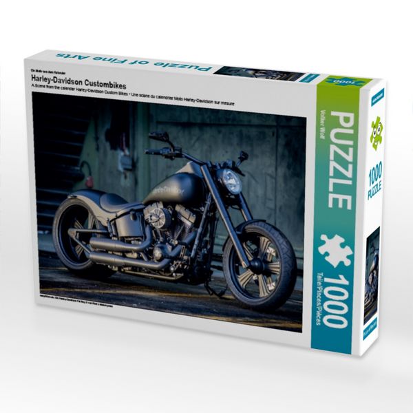 Produktbild: CALVENDO Puzzle Ein Motiv aus dem Kalender Harley-Davidson Custombikes 1000 Teile Puzzle quer | 1000 Teile Lege-Gr&ouml;&szlig;e 64 &times; 48 cm Foto-Puzzle f&uuml;r gl&uuml;ckliche Stunden