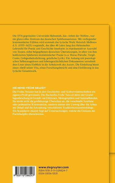 Produktbild: Poemata selecta &ndash; Ausgew&auml;hlte Gedichte (1579&ndash;1614)