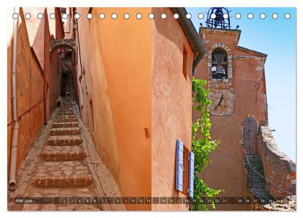 Produktbild: Impressions de Roussillon (Calendrier de bureau 2026 DIN A5 vertical), CALVENDO calendrier mensuel
