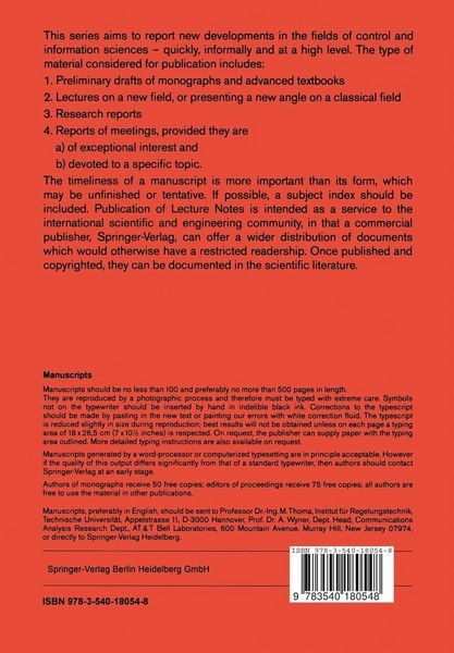 Produktbild: Control Problems for Systems Described by Partial Differential Equations and Applications