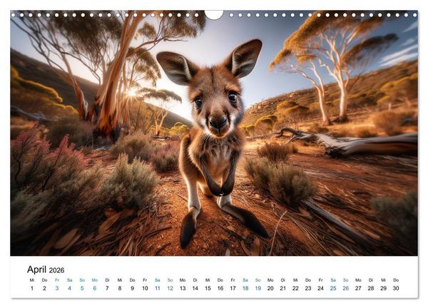 Produktbild: Baby-Tiere (Wandkalender 2026 DIN A3 quer), CALVENDO Monatskalender