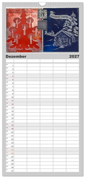 Produktbild: Familienplaner 2027 - Auf Guttenbergs Spuren mit 5 Spalten (Wandkalender, 21 x 45 cm) CALVENDO