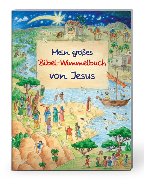 Produktbild: Mein großes Bibel-Wimmelbuch von Jesus
