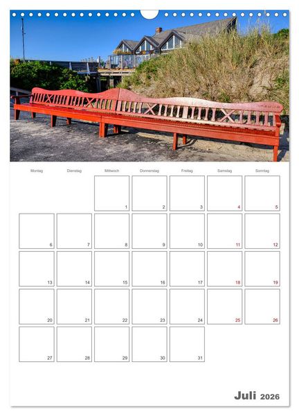 Produktbild: F&ouml;hr &hellip; verliebt in die Insel (Wandkalender 2026 DIN A3 hoch), CALVENDO Monatskalender
