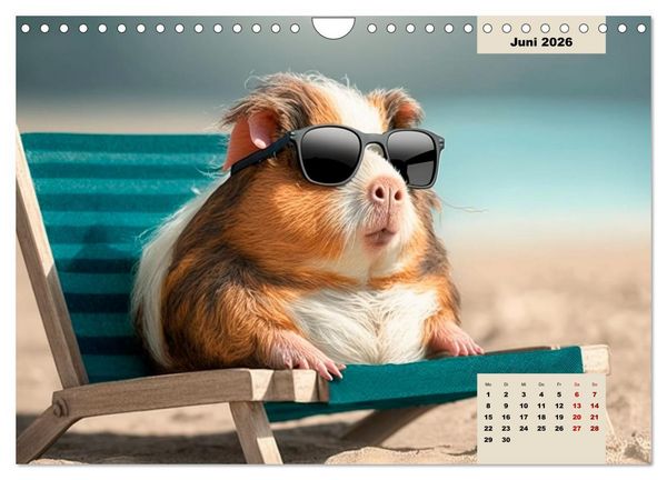 Produktbild: M&auml;rchenhafte Merlis - Schweinegeile Illustrationen (Wandkalender 2026 DIN A4 quer), CALVENDO Monatskalender