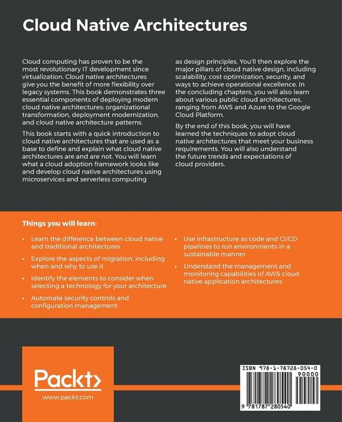 Produktbild: Cloud Native Architectures