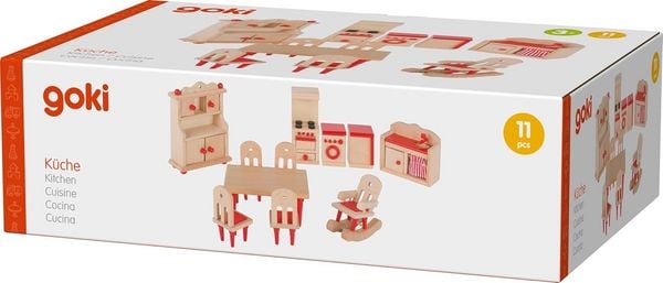 Produktbild: goki Puppenm&ouml;bel K&uuml;che f&uuml;r Puppenhaus