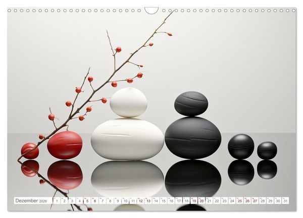 Produktbild: Zen (Wandkalender 2026 DIN A3 quer), CALVENDO Monatskalender