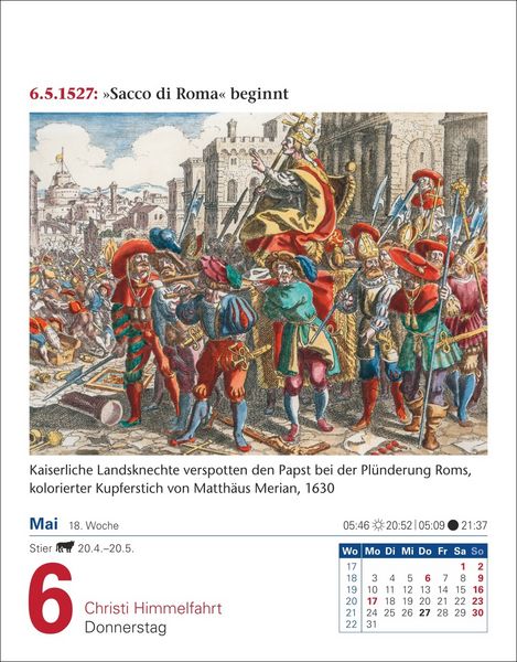 Produktbild: Abenteuer Geschichte Tagesabrei&szlig;kalender 2027 - Menschen, Ereignisse, Epochen - von den Anf&auml;ngen bis heute