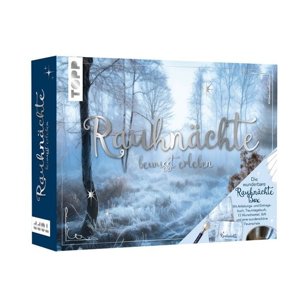 Produktbild: Rauhn&auml;chte bewusst erleben - Die wunderbare Rauhn&auml;chte-Box. Mit magischem W&uuml;nsche-Ritual
