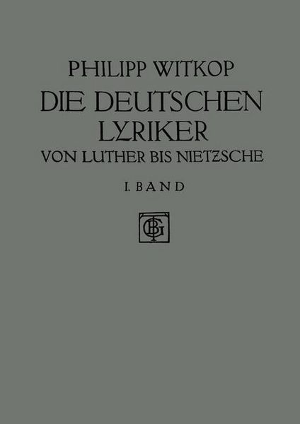 Produktbild: Die Deutschen Lyriker