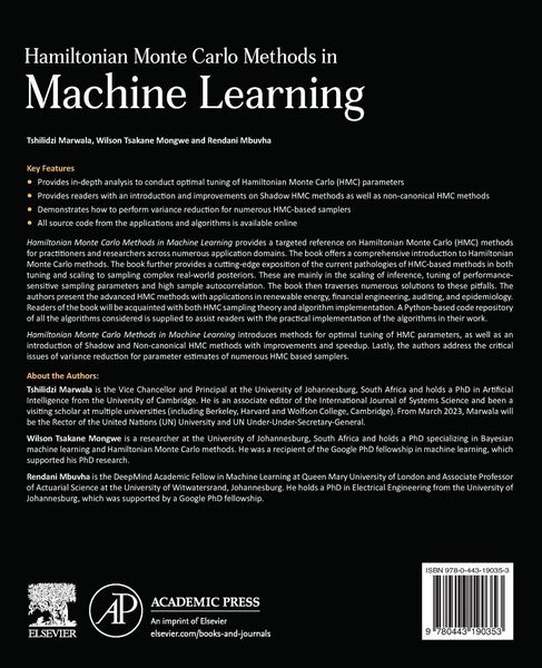 Produktbild: Hamiltonian Monte Carlo Methods in Machine Learning