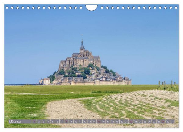 Produktbild: Le Mont-Saint-Michel - Sagenumwobener Klosterberg im Watt (Wandkalender 2026 DIN A4 quer), CALVENDO Monatskalender