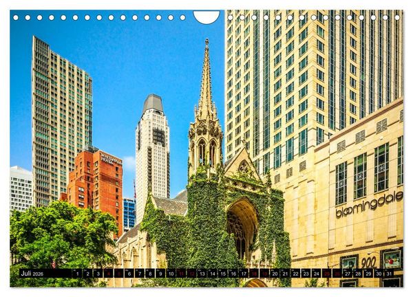 Produktbild: Chicago Impressionen (Wandkalender 2026 DIN A4 quer), CALVENDO Monatskalender