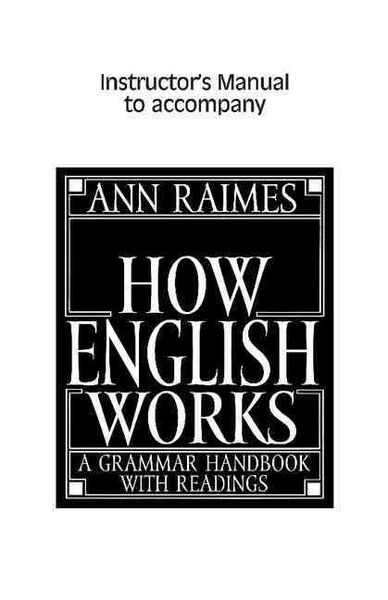 Produktbild: How English Works Instructor's Manual