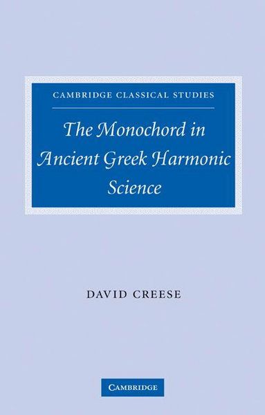 Produktbild: The Monochord in Ancient Greek Harmonic Science