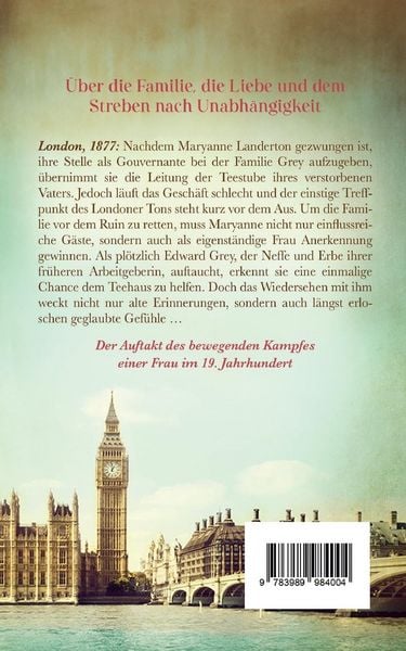 Der Duft von Teeblättern | Ein historischer Liebesroman im England des 19. Jahrhunderts