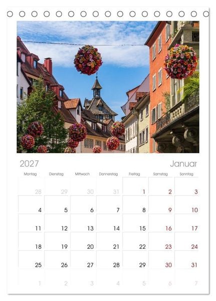 Produktbild: Tischplaner 2027 - Konstanz - Traumort am Bodensee (A5 Tischkalender zum Aufstellen) CALVENDO