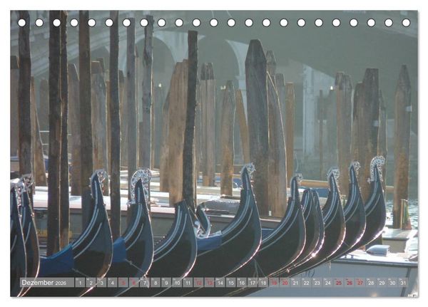 Produktbild: VENEDIG - Perle der Lagune (Tischkalender 2026 DIN A5 quer), CALVENDO Monatskalender