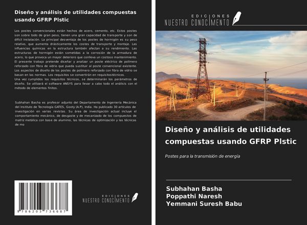 Produktbild: Dise&ntilde;o y an&aacute;lisis de utilidades compuestas usando GFRP Plstic