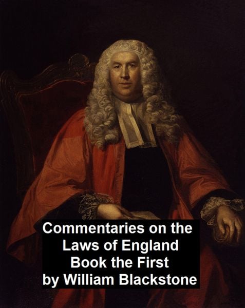 Produktbild: Commentary on the Laws of England. Book the First