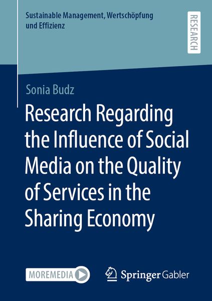 Produktbild: Research Regarding the Influence of Social Media on the Quality of Services in the Sharing Economy