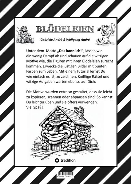 Produktbild: Craftbook - Lustige Ausmalmotive - Tutorial - Knifflige R&auml;tsel - Aufgaben - Story Telling - Wissenswertes &uuml;ber Schabernack - Vorlagen
