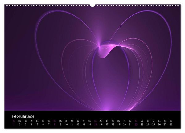 Produktbild: Die Farbe Lila (Wandkalender 2026 DIN A2 quer), CALVENDO Monatskalender