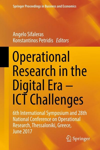 Produktbild: Operational Research in the Digital Era - ICT Challenges