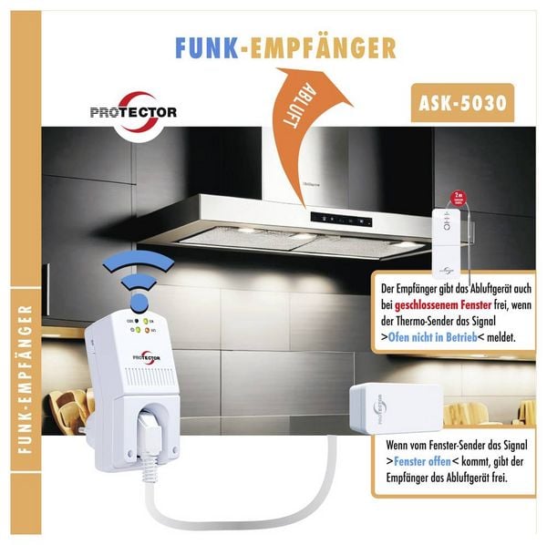 Produktbild: Protector Funk-Abluftsteuerung ASK-5030 1800W