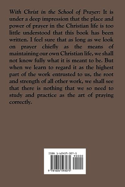 Produktbild: With Christ in the School of Prayer