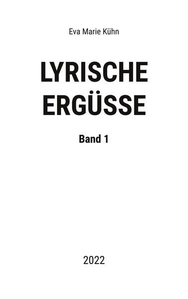 Produktbild: Lyrische Erg&uuml;sse