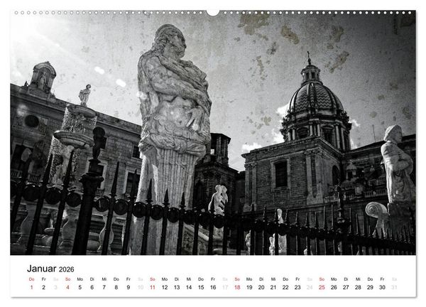 Produktbild: Silberstein portr&auml;tiert Palermo (Wandkalender 2026 DIN A2 quer), CALVENDO Monatskalender