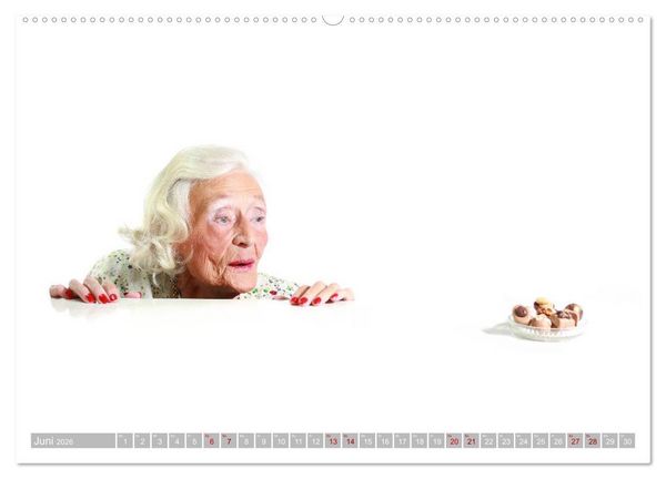 Produktbild: Sch&ouml;nheit im Alter - Auf den Geschmack gekommen (Wandkalender 2026 DIN A2 quer), CALVENDO Monatskalender